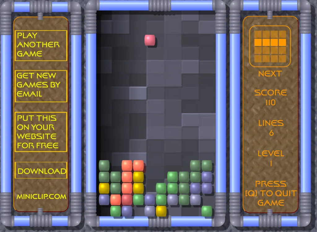 Miniclip Tetris Playing - Special Block