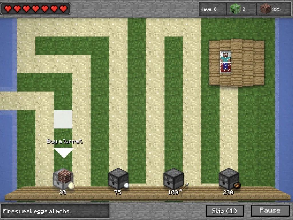 Minecraft Tower Defense - Play